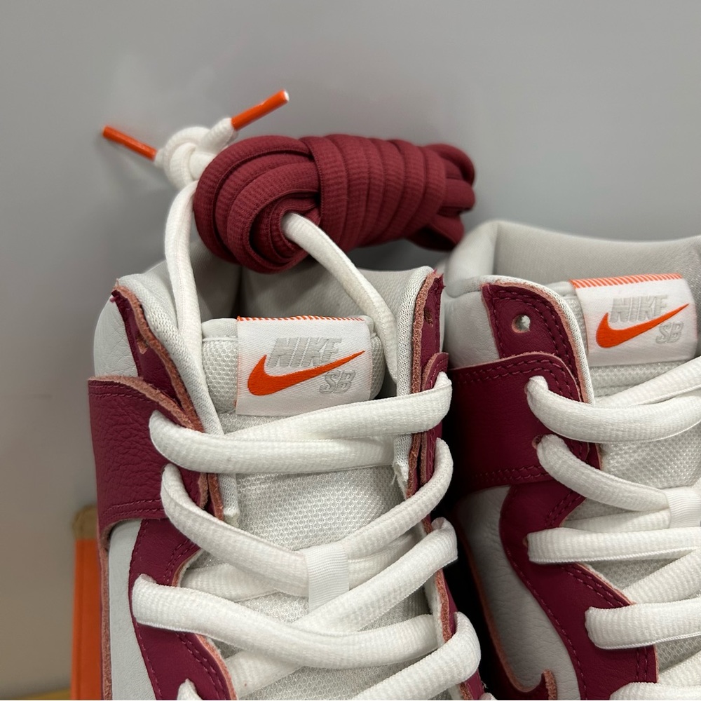 Nike SB Dunk High Pro ISO Orange Label Sweet Beet Sz 13 DQ4485-600 Mens New - Picture 3 of 10